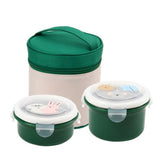 Daily Like - Kids Lunch Box Set with Insulated Pouch