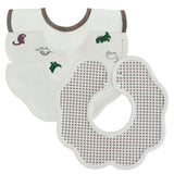 BUNNIEBLOSSOM Baby Bib – Dino Friends
