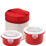 Daily Like - Kids Lunch Box Set with Insulated Pouch